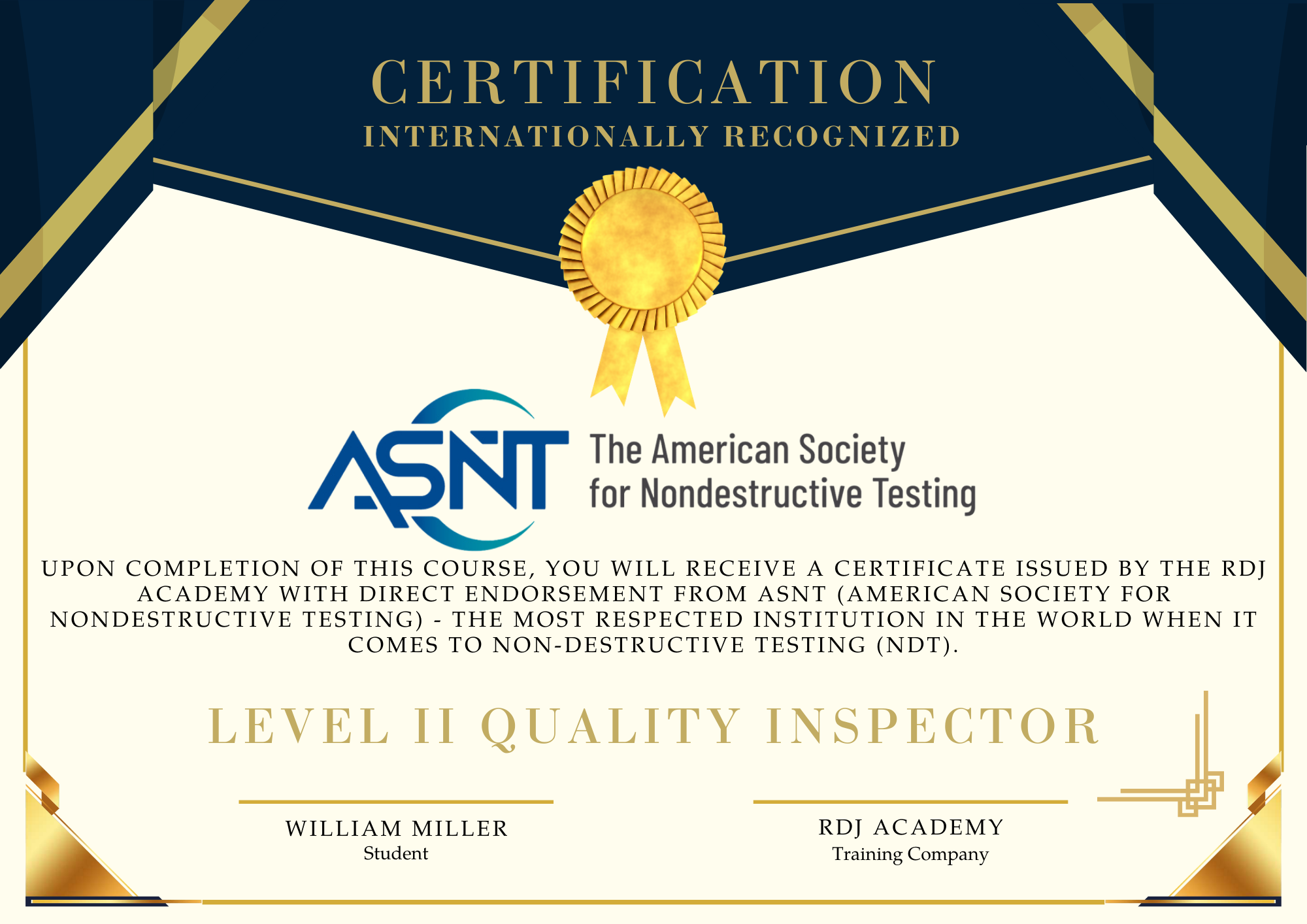 Blue Gold Modern Professional Recognition Certificate (2)